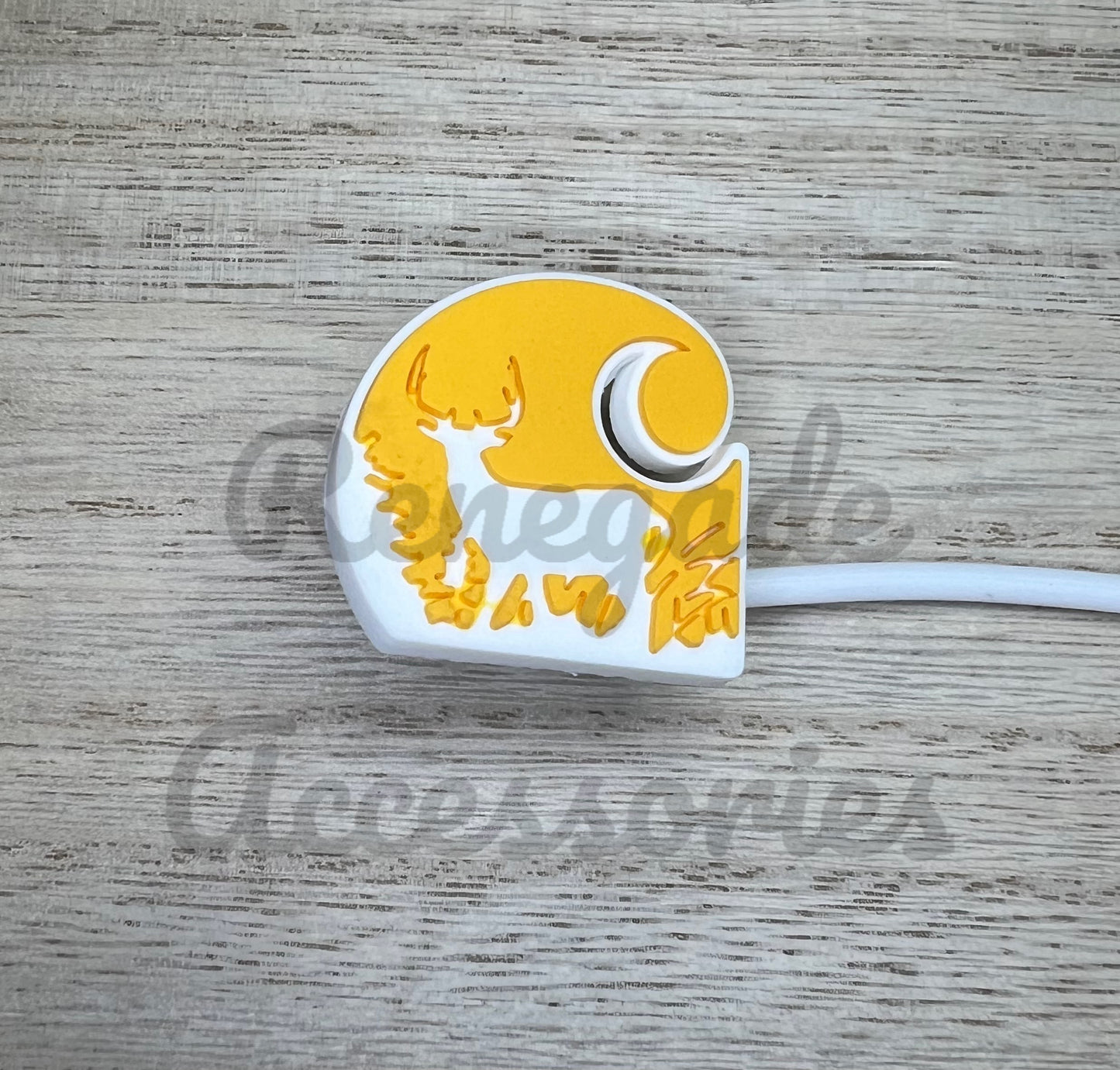 Straw Topper - Buck Logo