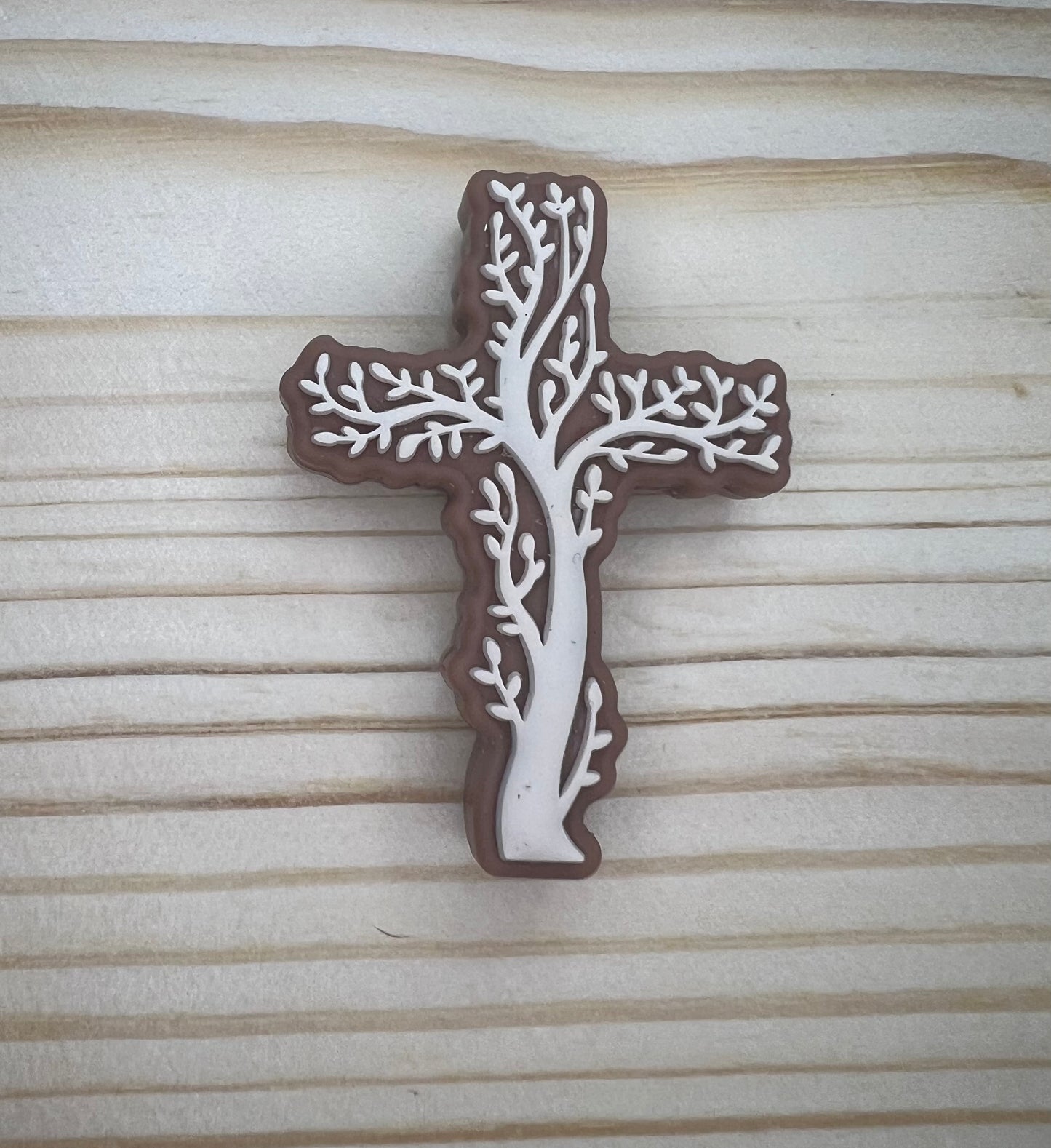 Focal Bead - Tree Cross