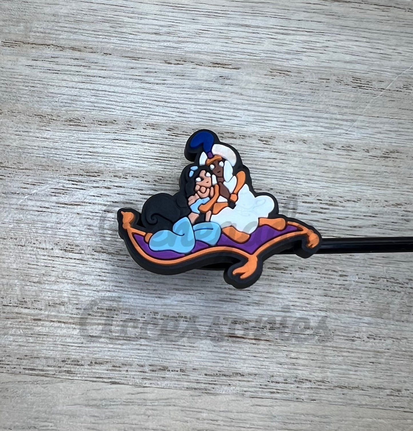 Straw Topper - Princess Character Magic Carpet