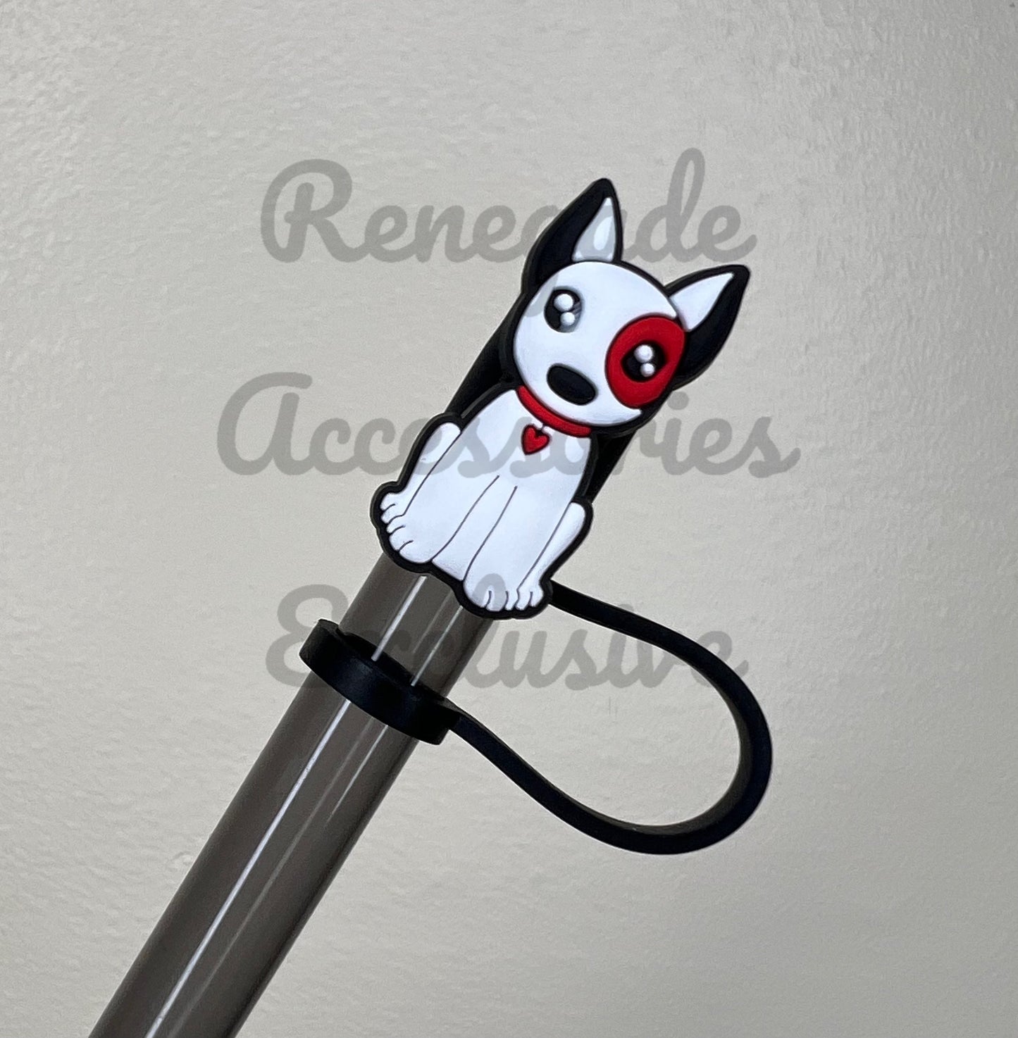 Straw Topper - Bullseye Shopping Dog - Renegade Accessories Exclusive