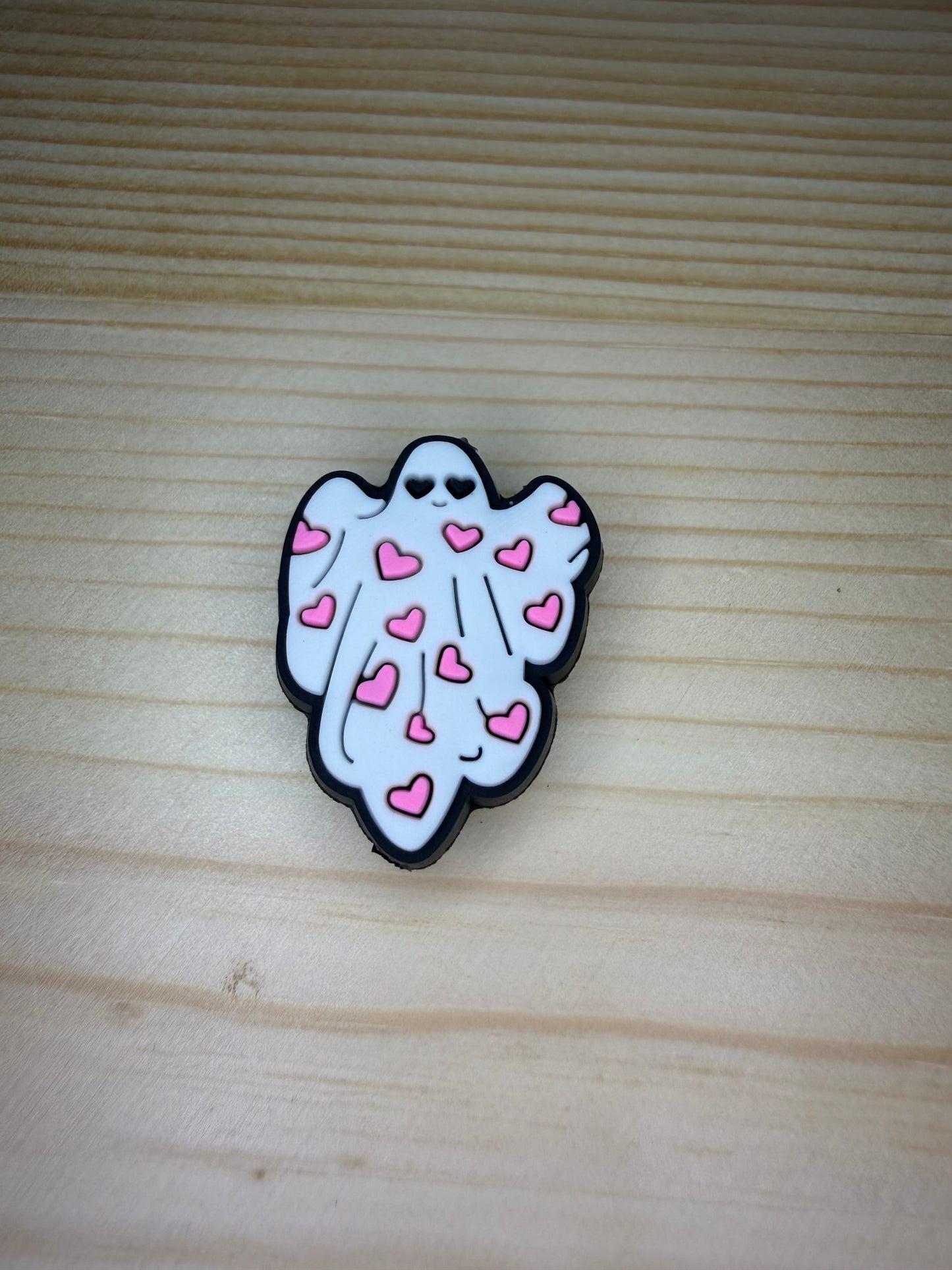 Focal Bead - Heart Ghost