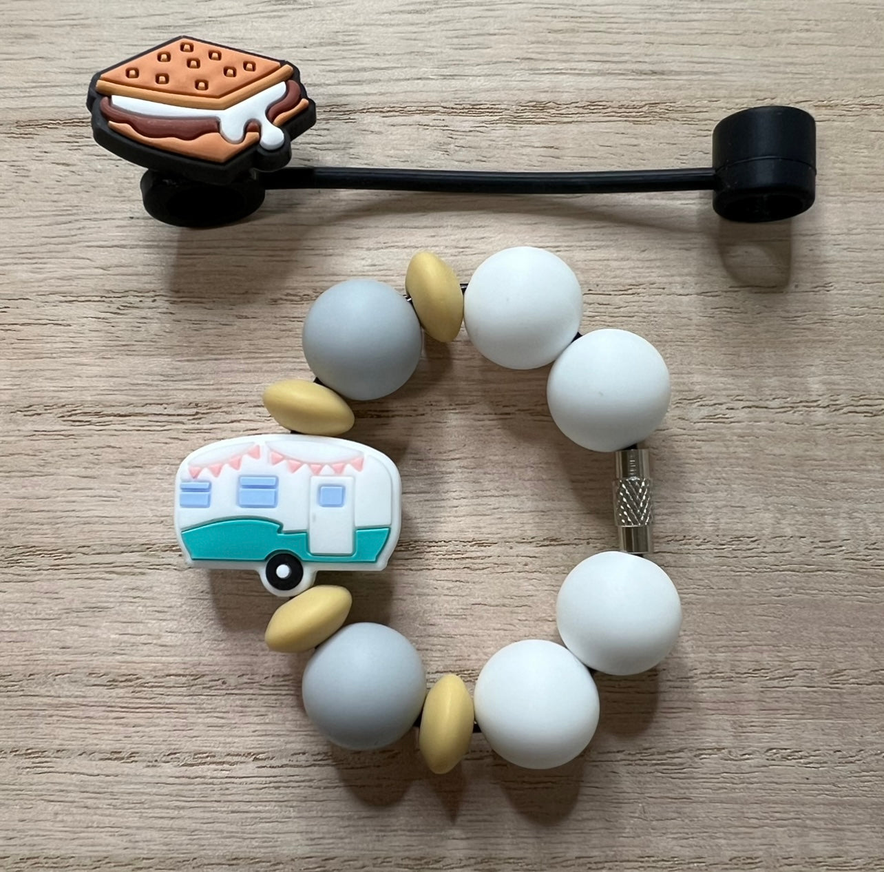 Straw Topper - Smores - Outdoors - Food