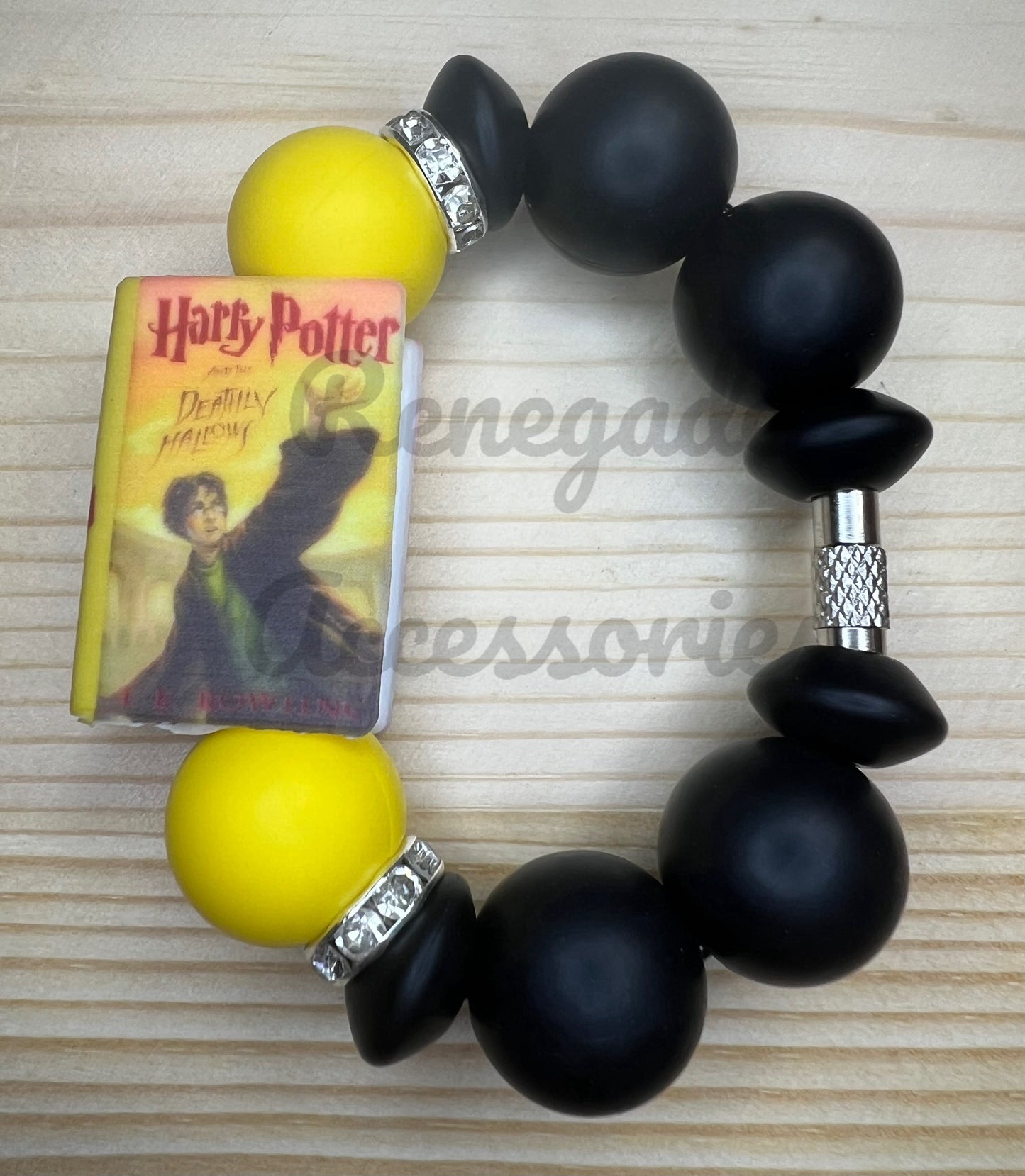 Silicone Charm - HP Book Hallows