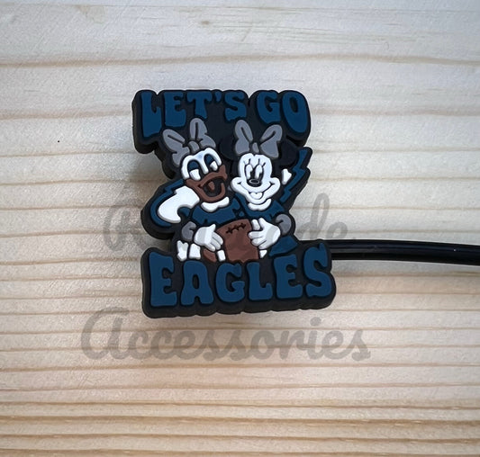 Straw Topper - Philadelphia Mouse Ears Characters - Football