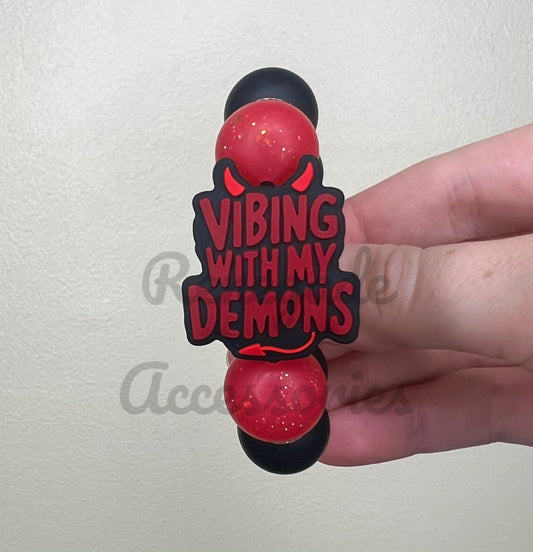Silicone Charm - Vibing With My Demons
