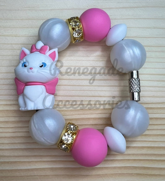 Silicone Charm - Marie Cat Character 3D
