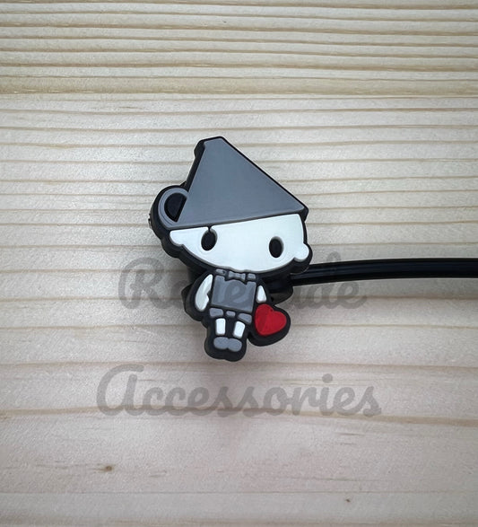 Straw Topper - Oz Character Tin Man