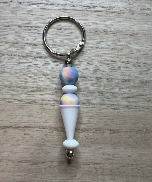 Silicone Charm / Keychain - Snowcone