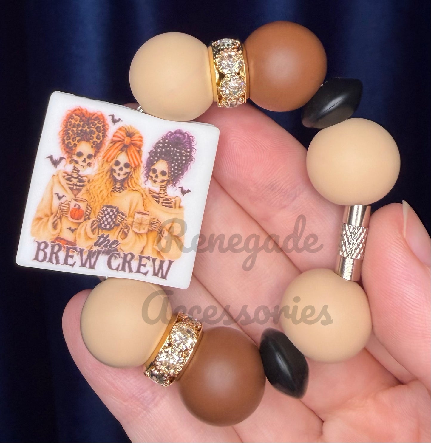 Silicone Charm - Brew Crew - Sister Witches