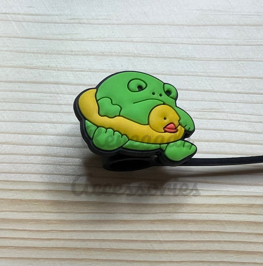 Straw Topper - Frog Ducky Floatie