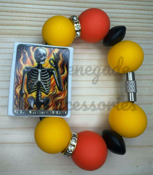 Silicone Charm - Everything Is Fine Tarot