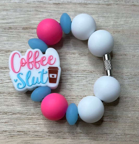 Silicone Charm - Coffee Sl*t