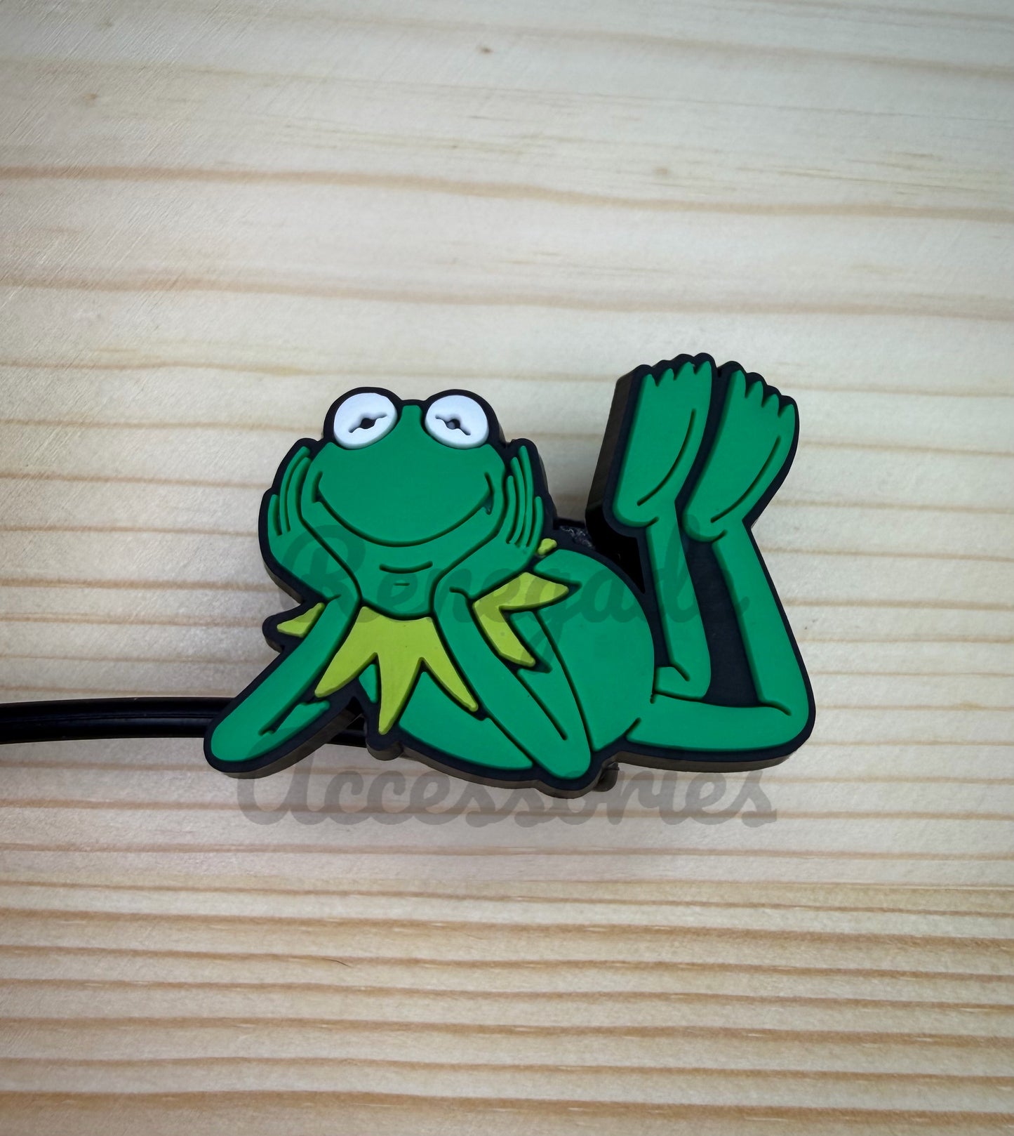 Straw Topper - Frog Character