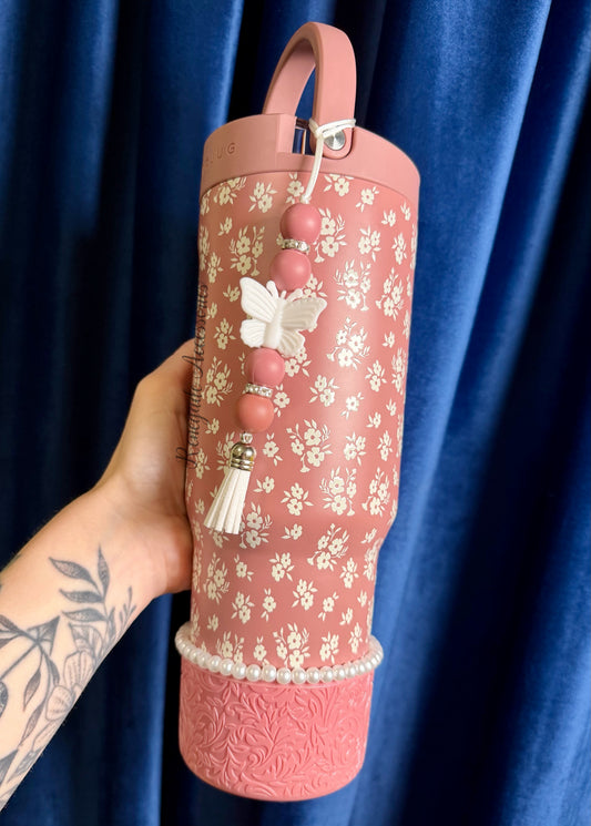 Bracelet Stack - Pearl - Mauve Meadows 🖤32 Oz HYDROJUG🖤