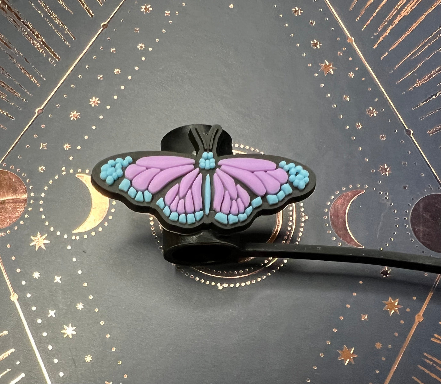 Straw Topper - Chroma Butterfly