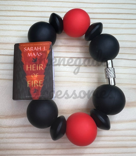 Silicone Charm - Heir Of Fire - Books