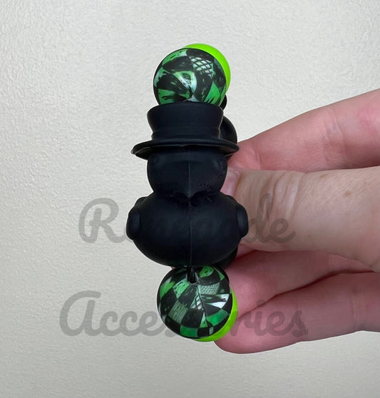 Silicone Charm - Mask Duck