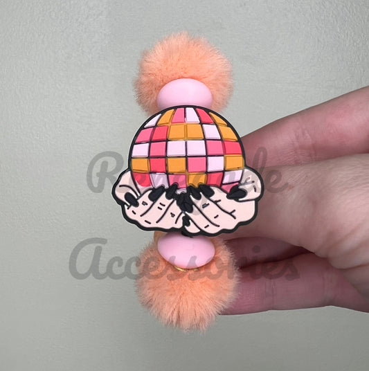 Silicone Charm - Disco Crystal Ball
