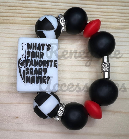 Silicone Charm - Ghostface What’s Your Favorite Scary Movie?
