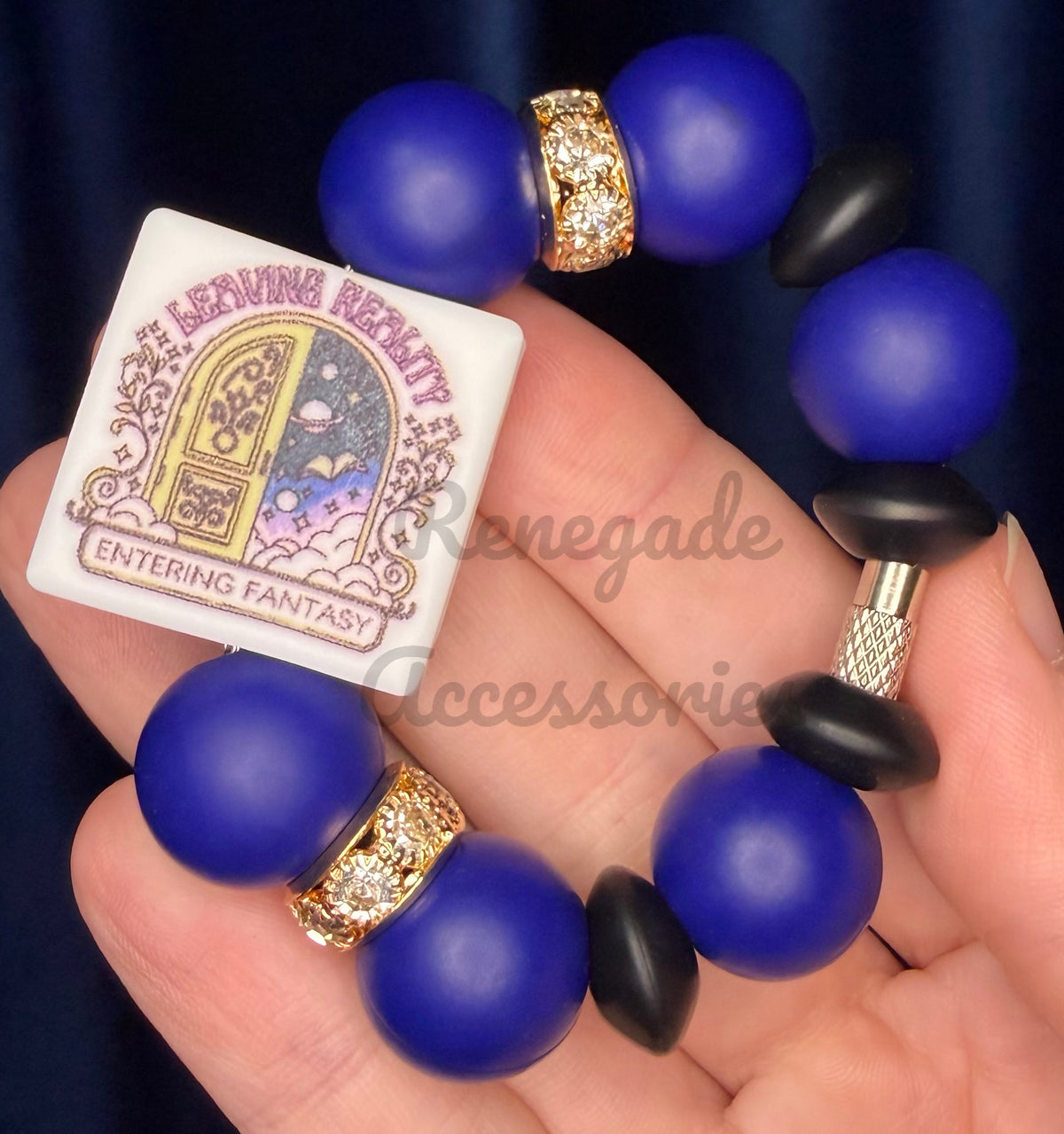 Silicone Charm - Leaving Reality Entering Fantasy