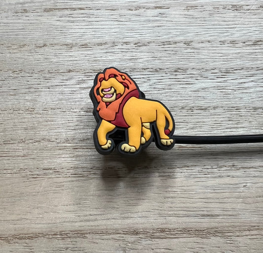 Straw Topper - Lion Character