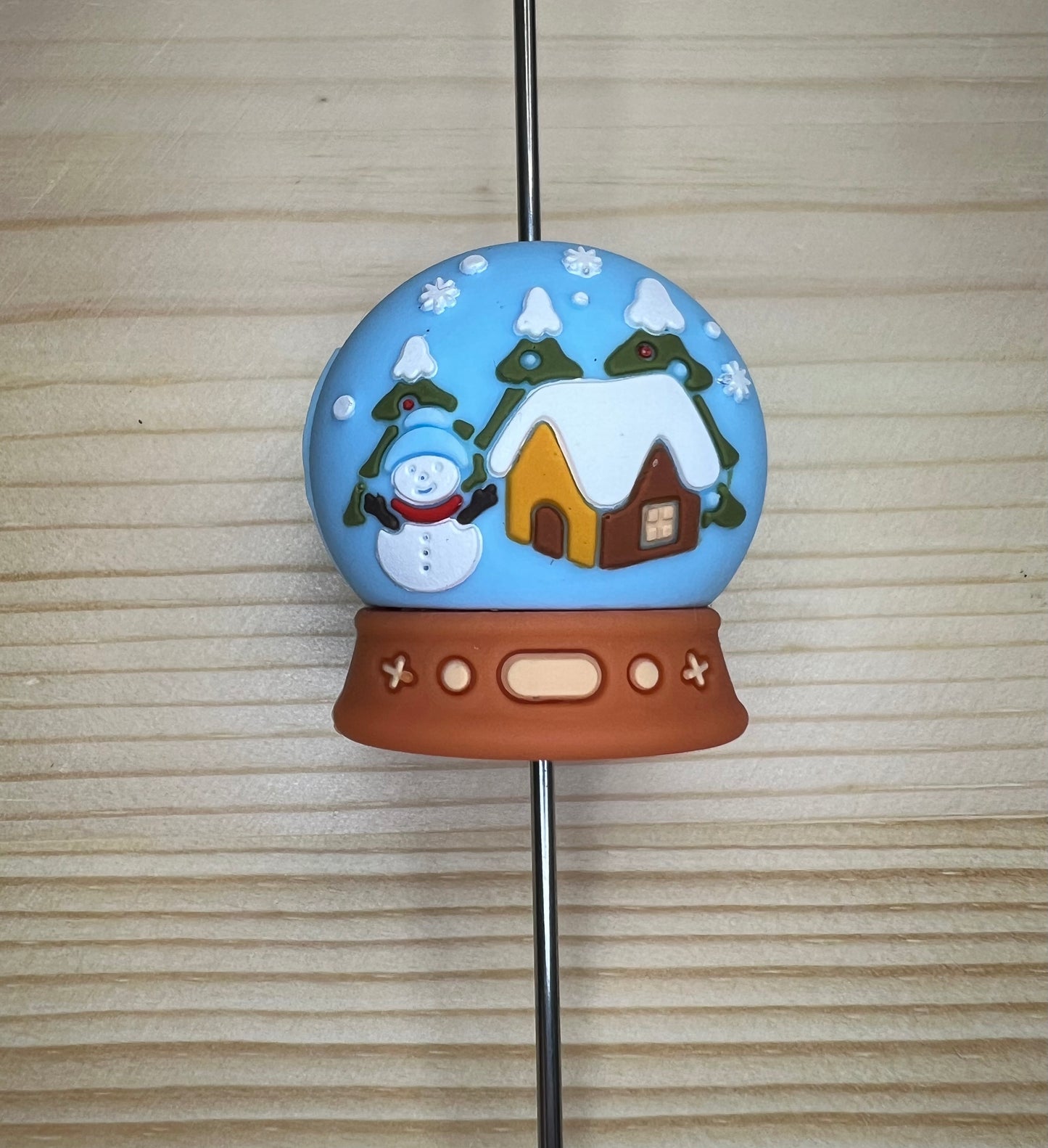 Focal Bead - Snow Globe - Double Sided (Large)