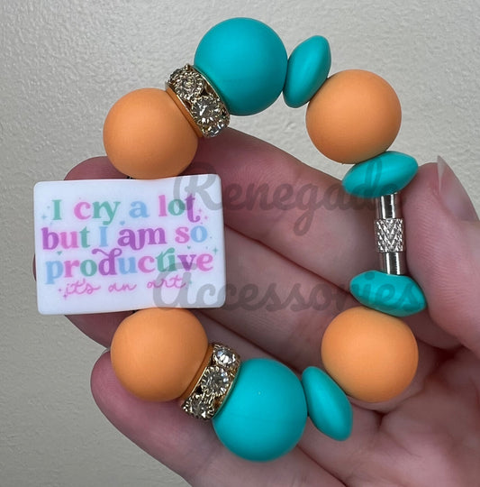 Silicone Charm - I Cry A Lot Pastel - Showgirl Taylor
