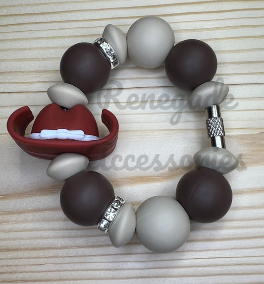 Silicone Charm - Cowboy Hat - Howdy/Outwest