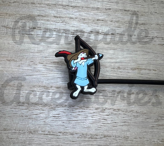 Straw Topper - Robin Character