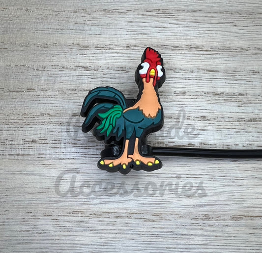 Straw Topper - Island Character Chicken