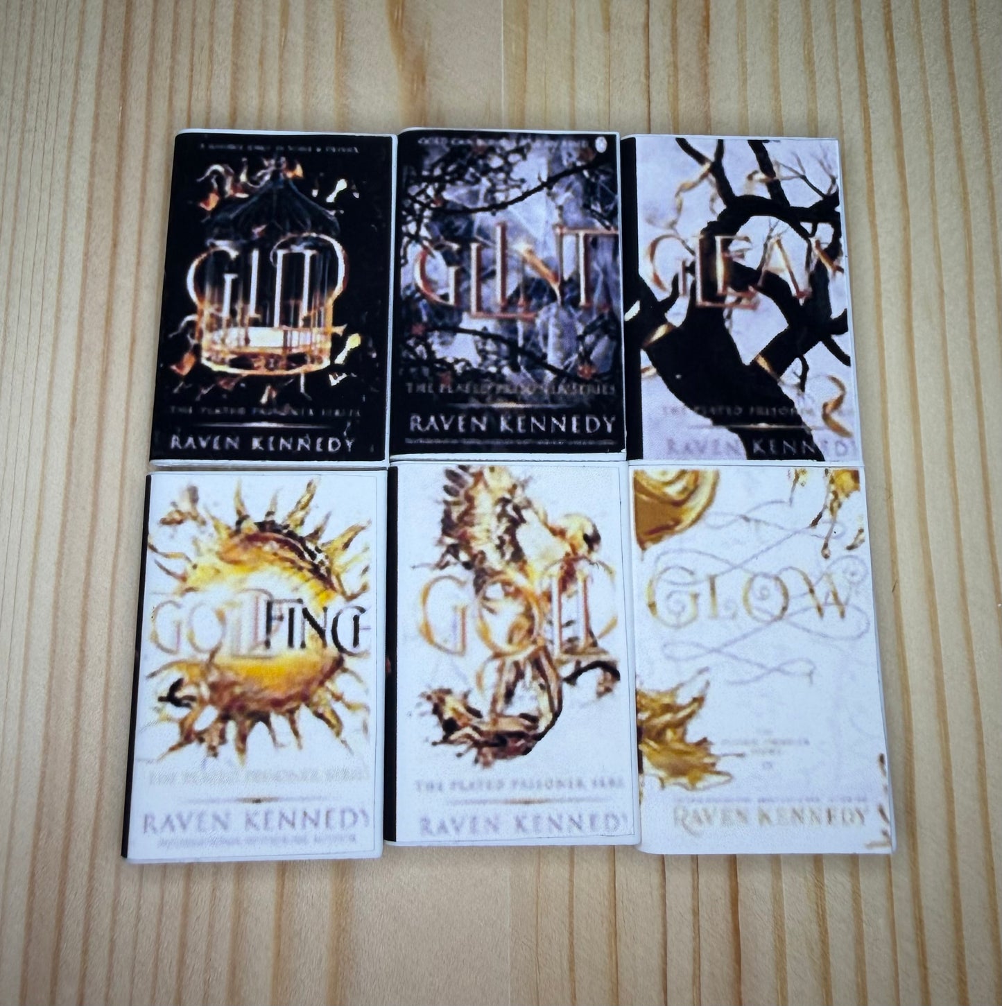 3D Printed Book Bundle - Plated Prisoner Set Of 6