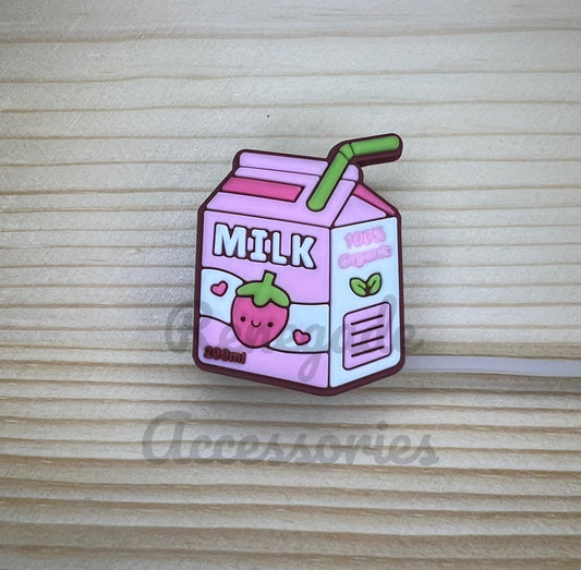Straw Topper - Strawberry Milk
