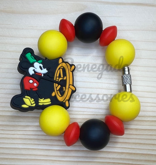 Silicone Charm - Mouse Ears Boat