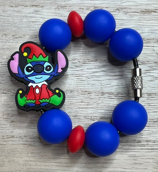 Silicone Charm - Blue Alien Elf - Character