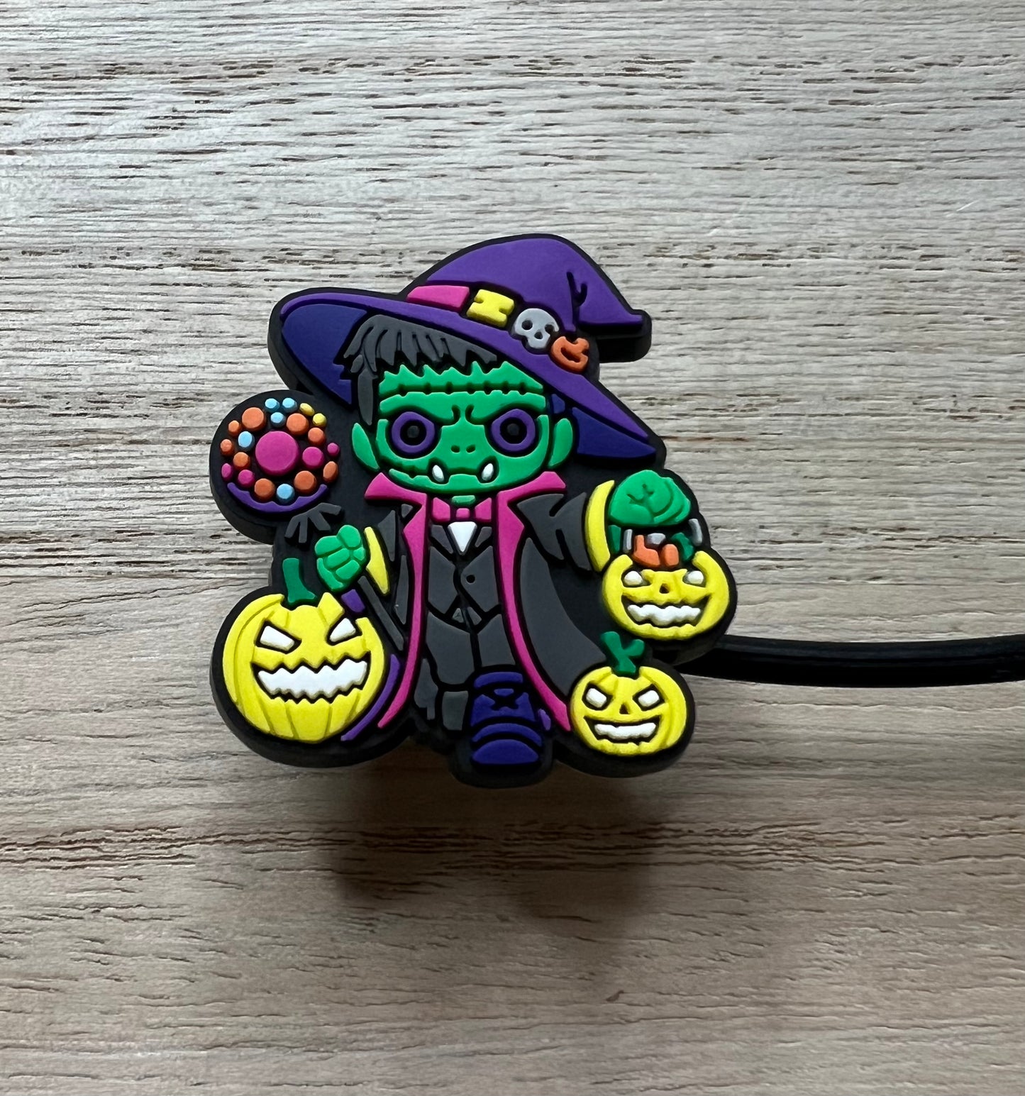 Straw Topper - Trick Or Treat Frankenstein - Character