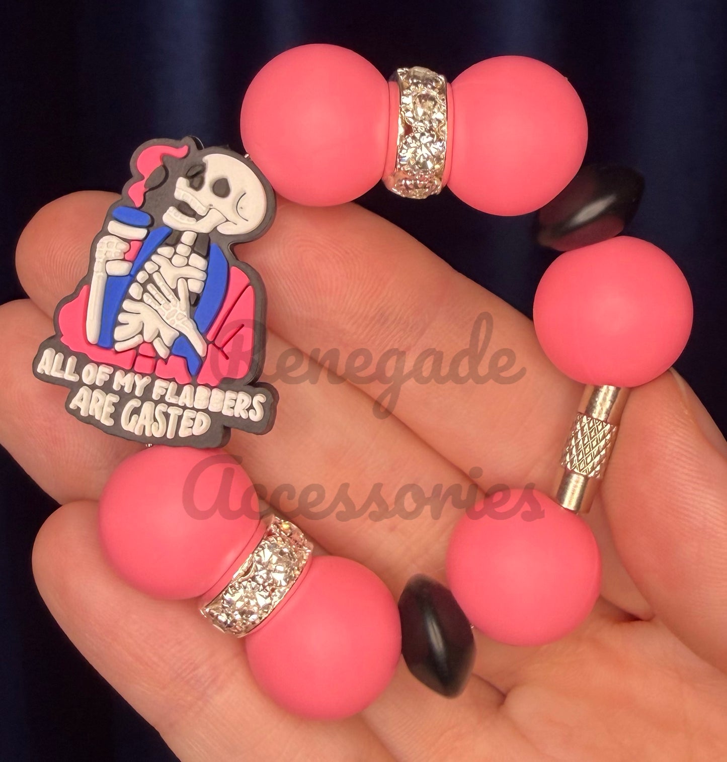 Silicone Charm - All My Flabbers Are Gasted