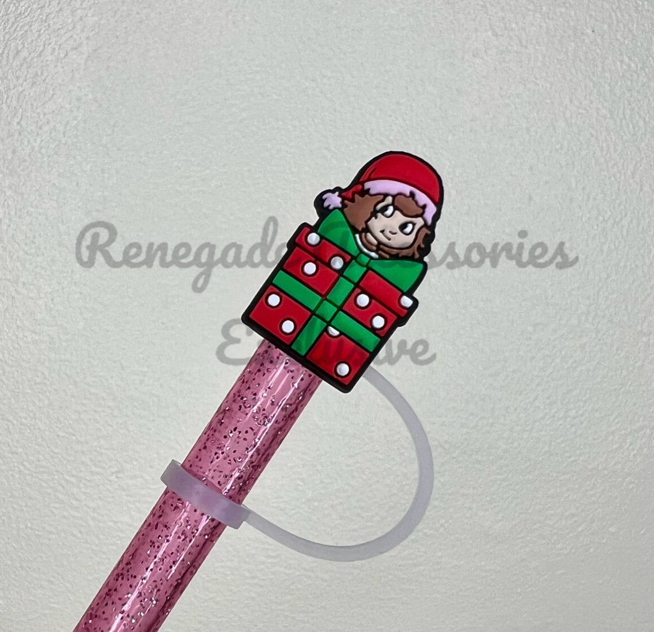 Straw Topper - Strawberry Girl Christmas - Renegade Accessories Exclusive