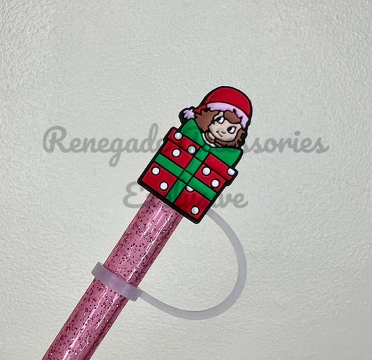 Straw Topper - Strawberry Girl Christmas - Renegade Accessories Exclusive