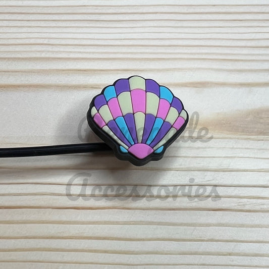 Straw Topper - Mermaid Seashell