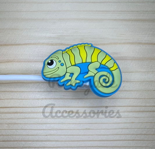 Straw Topper - Gecko Lizard