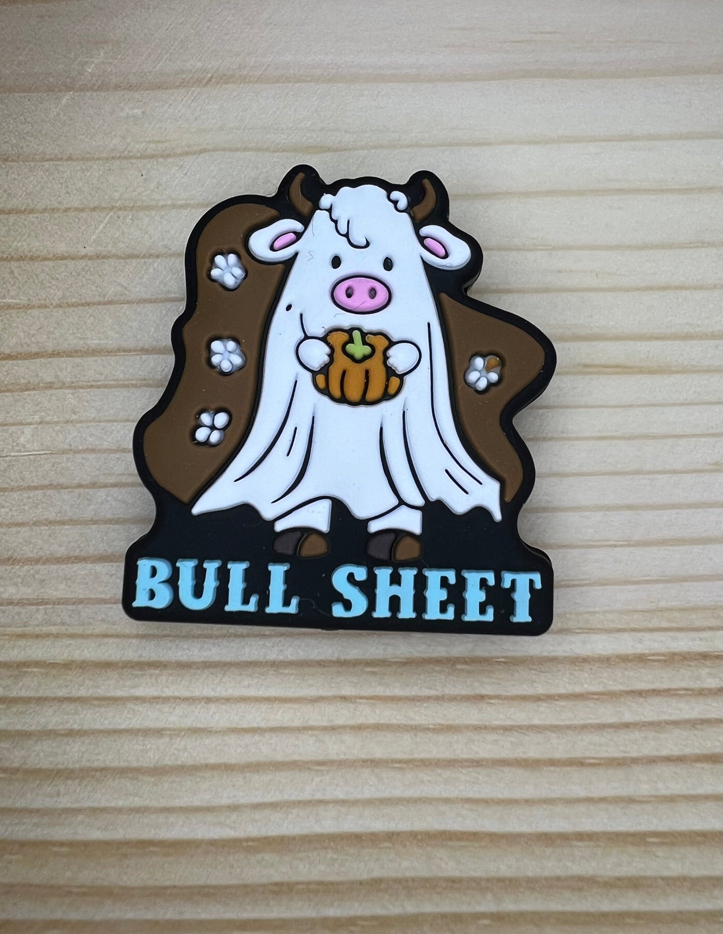 Focal Bead - Bull Sheet Cow Ghost