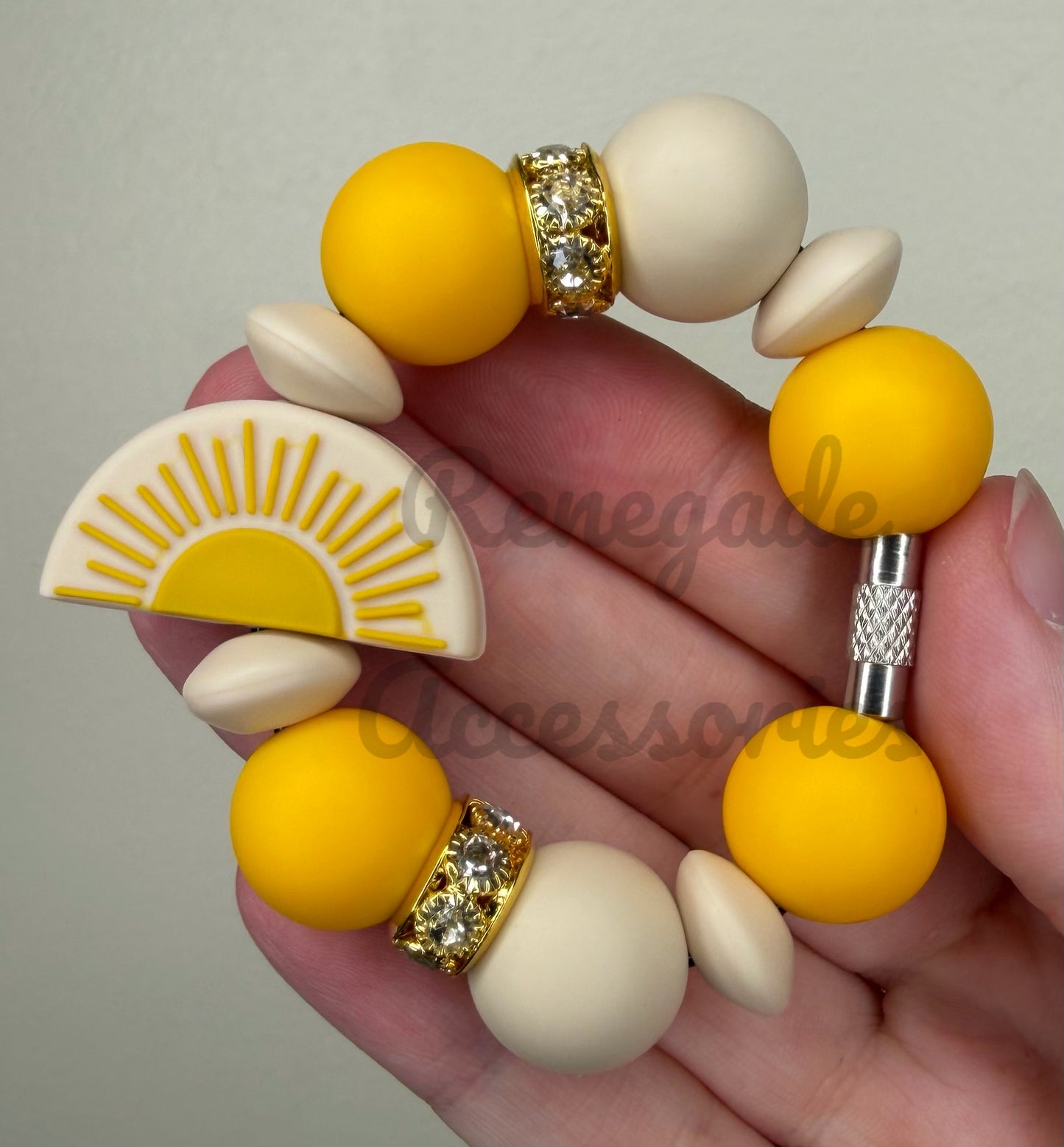 Silicone Charm - Sun