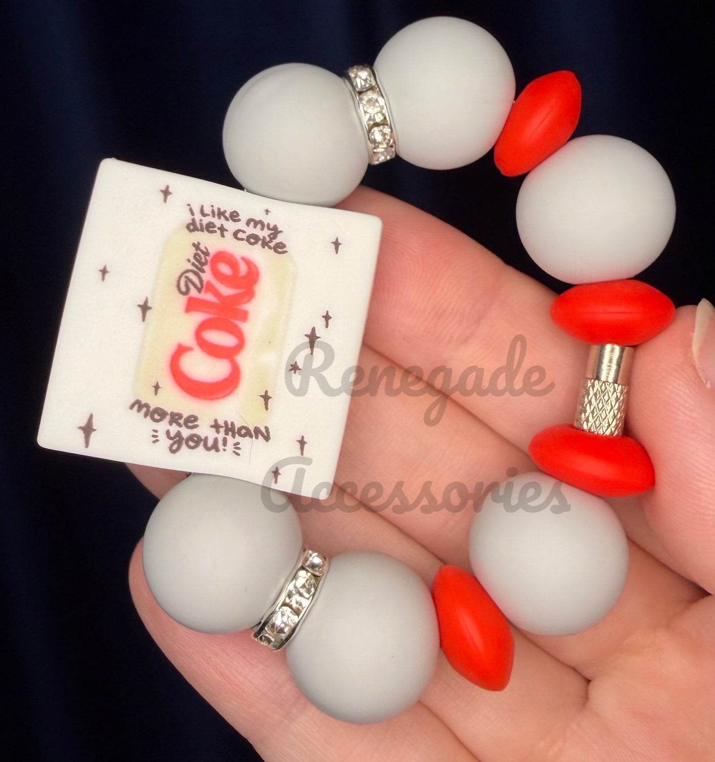 Silicone Charm - Diet Soda Cola