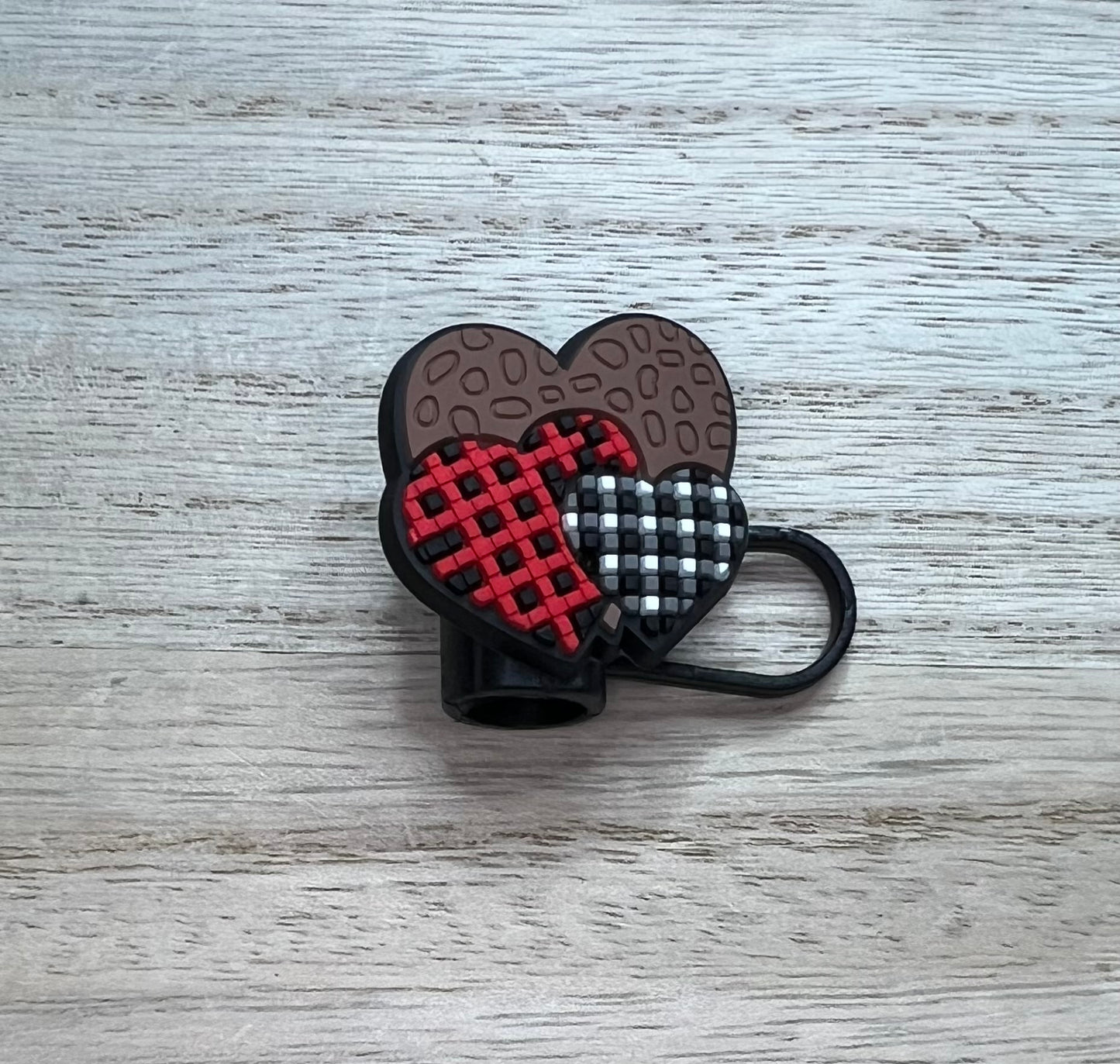 Straw Topper - Hearts