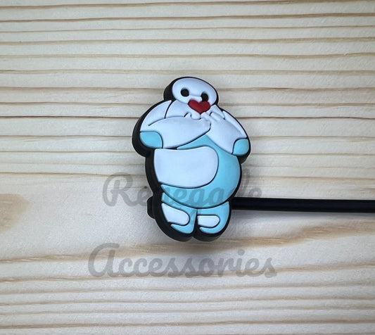 Straw Topper - Baymax