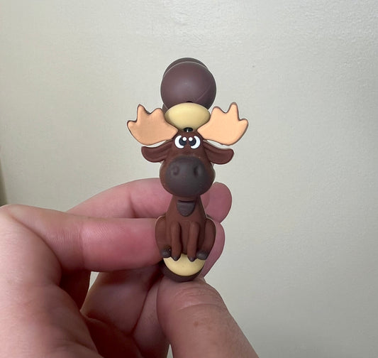 Silicone Charm - Moose