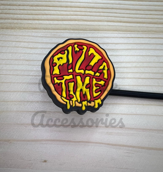 Straw Topper - Pizza Time - Turtle Characters