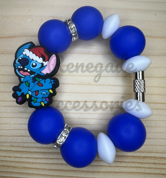 Silicone Charm - Blue Alien