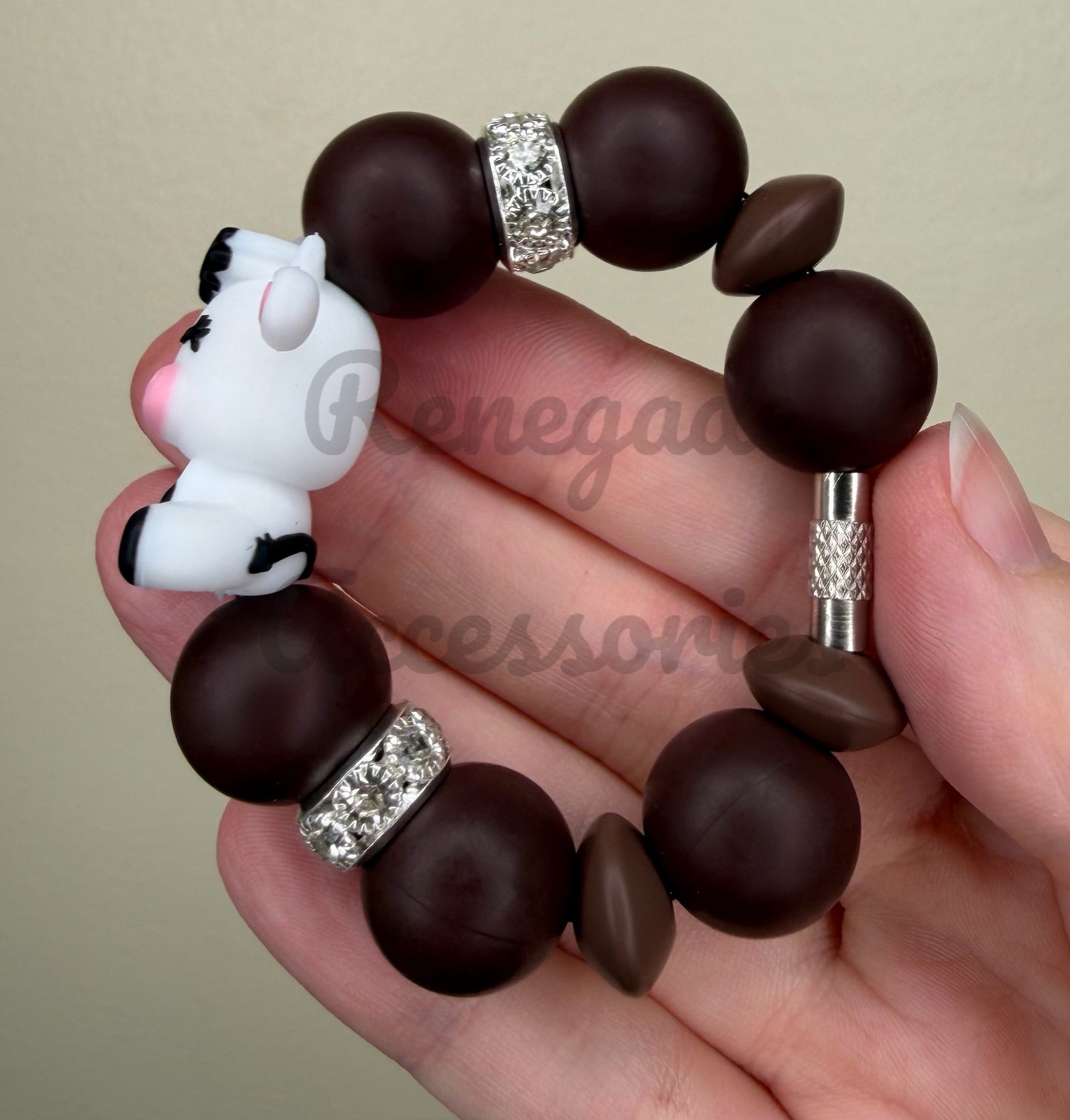Silicone Charm - Cow