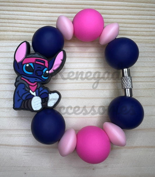 Silicone Charm - Blue Alien